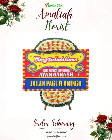 Sewa Papan Bunga Nyapah Banyu